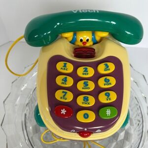 Vintage VTech Lil' Smart Top Phone Toy Educational Learning Activity Plays Sound